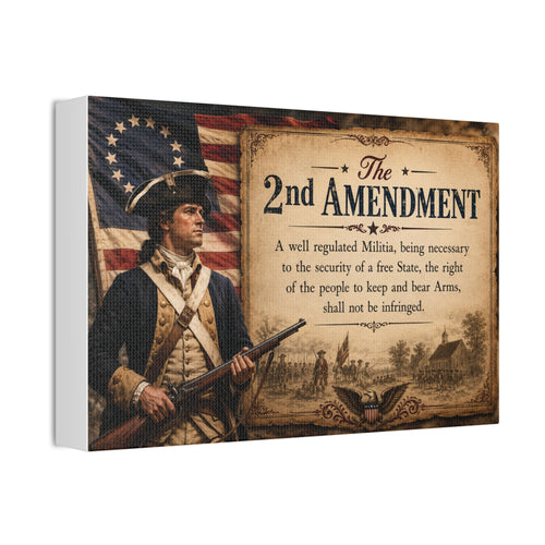 Limited Edition Canvas Artwork- 2nd Amendment