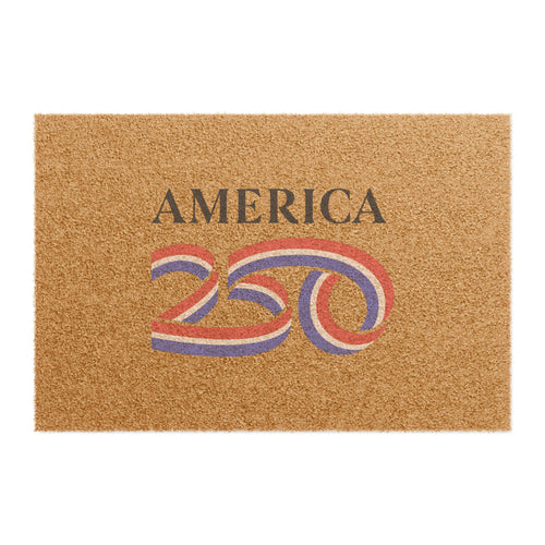 America 250 Patriotic Doormat — Red White Blue Anniversary Welcome Mat