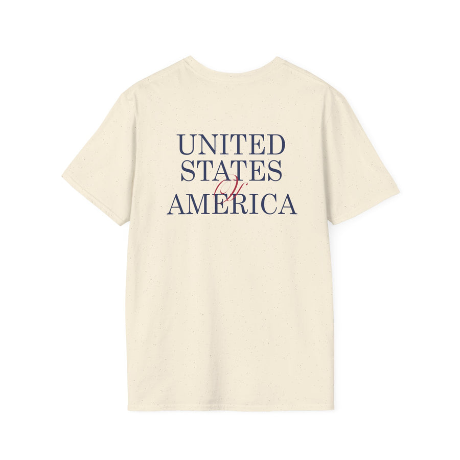 USA Bold T-Shirt (Front & Back Print)