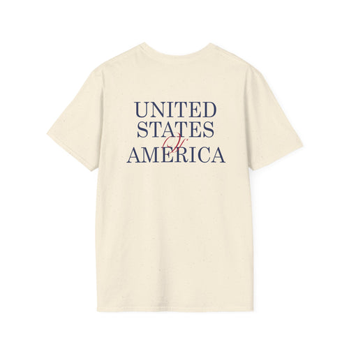 USA Bold T-Shirt (Front & Back Print)