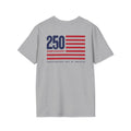 250th Anniversary Flag T-Shirt (Front & Back Print)