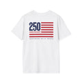 250th Anniversary Flag T-Shirt (Front & Back Print)