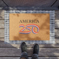 America 250 Patriotic Doormat — Red White Blue Anniversary Welcome Mat