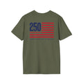 250th Anniversary Flag T-Shirt (Front & Back Print)