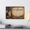Limited Edition Canvas Artwork- 2nd Amendment
