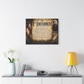 Limited Edition Canvas Artwork- 1st Amendment