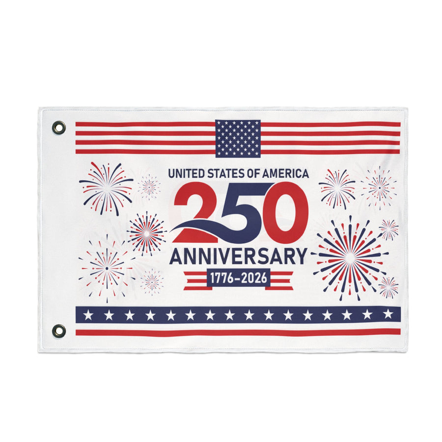 250th Anniversary Flag – United States 1776–2026 Double-Sided Patriotic Garden Flag