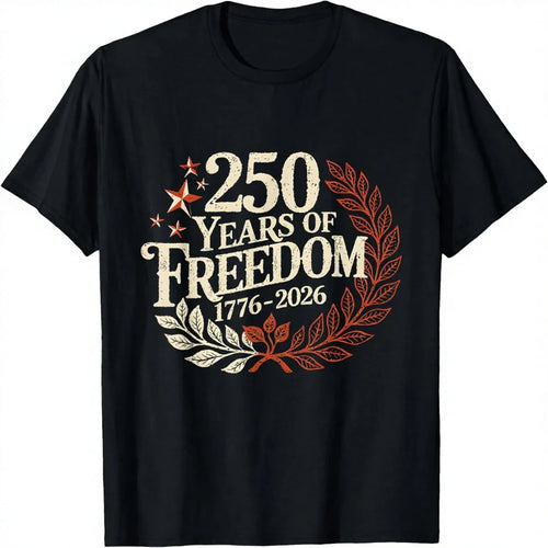 250 Years Of Freedom T-Shirt (Black Only)
