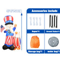 Inflatable Uncle Sam with Eagle & American Flag |UNIQUE Garden Decoration