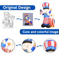 Inflatable Uncle Sam with Eagle & American Flag |UNIQUE Garden Decoration